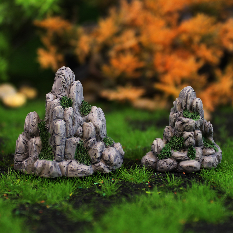 Aquarium Decoration Rock - Mini Berg Miniatuur Nep Steen Kunstmatig