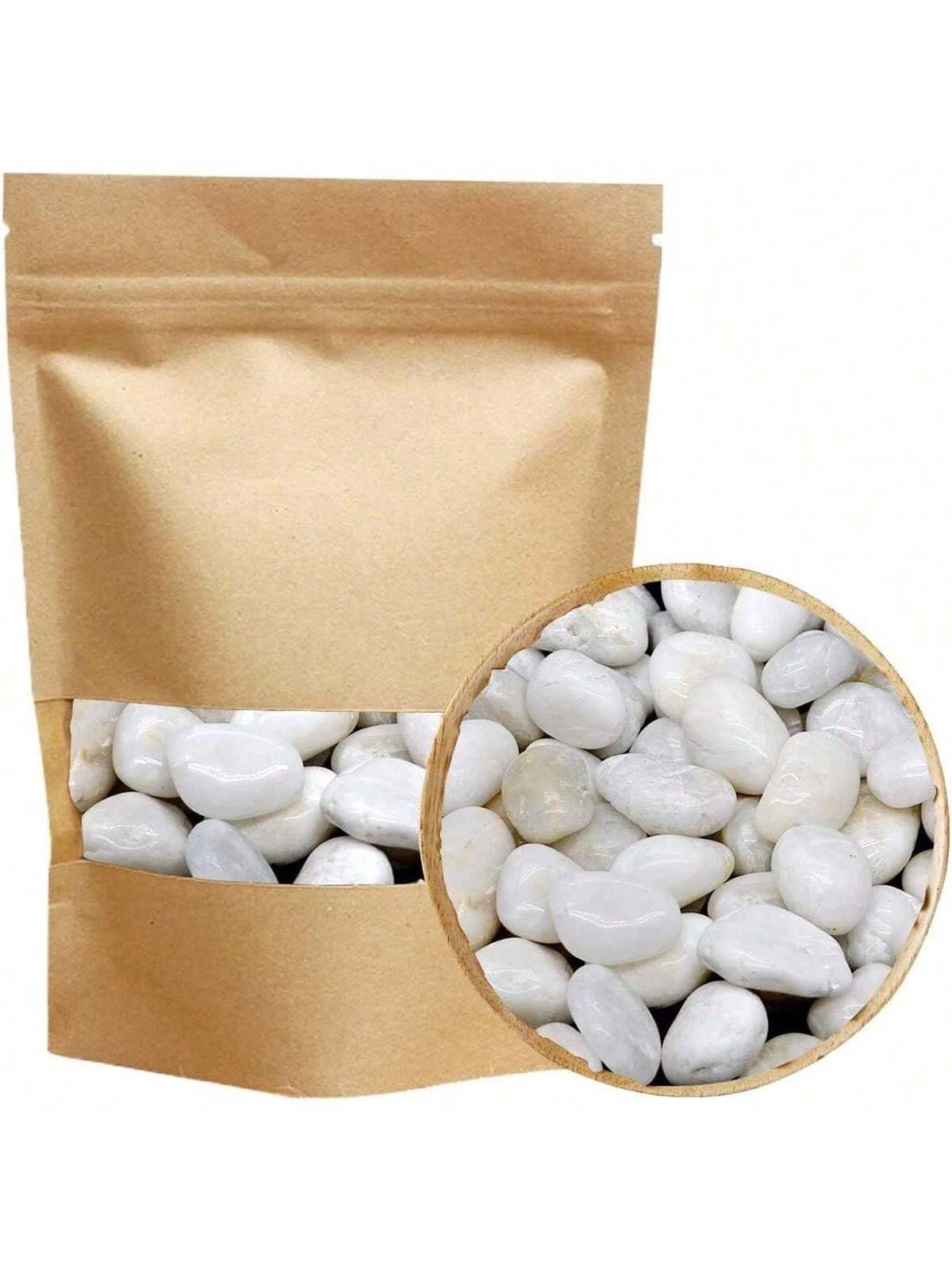 Aquarium Decoration Rock - River Rocks Decoratieve Sier Witte Kiezels