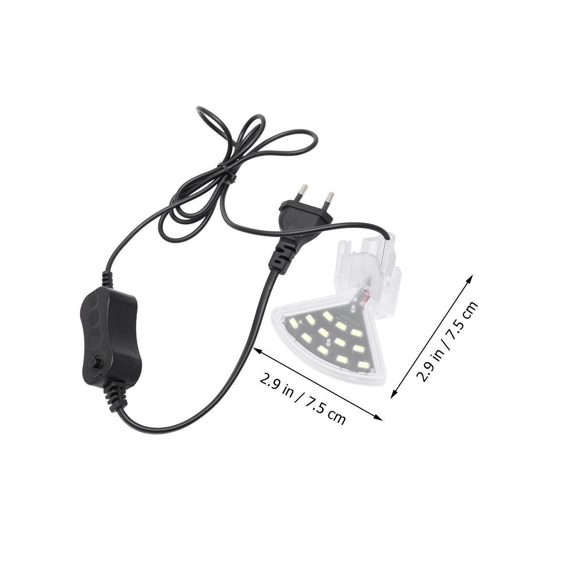 Aquarium Fish Lamp - 5V USB-aangedreven clip-aquariumlamp voor visbakken, planten,