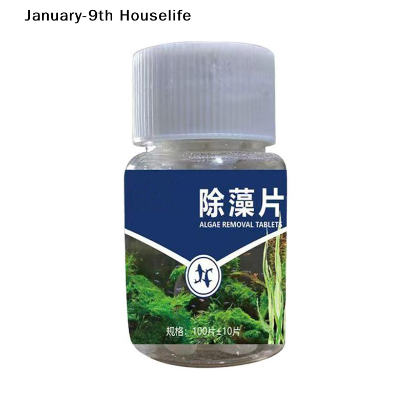 Aquarium Fish Green - 1/2/3 Flessen Aquarium Algenreiniger Tabletten Voor