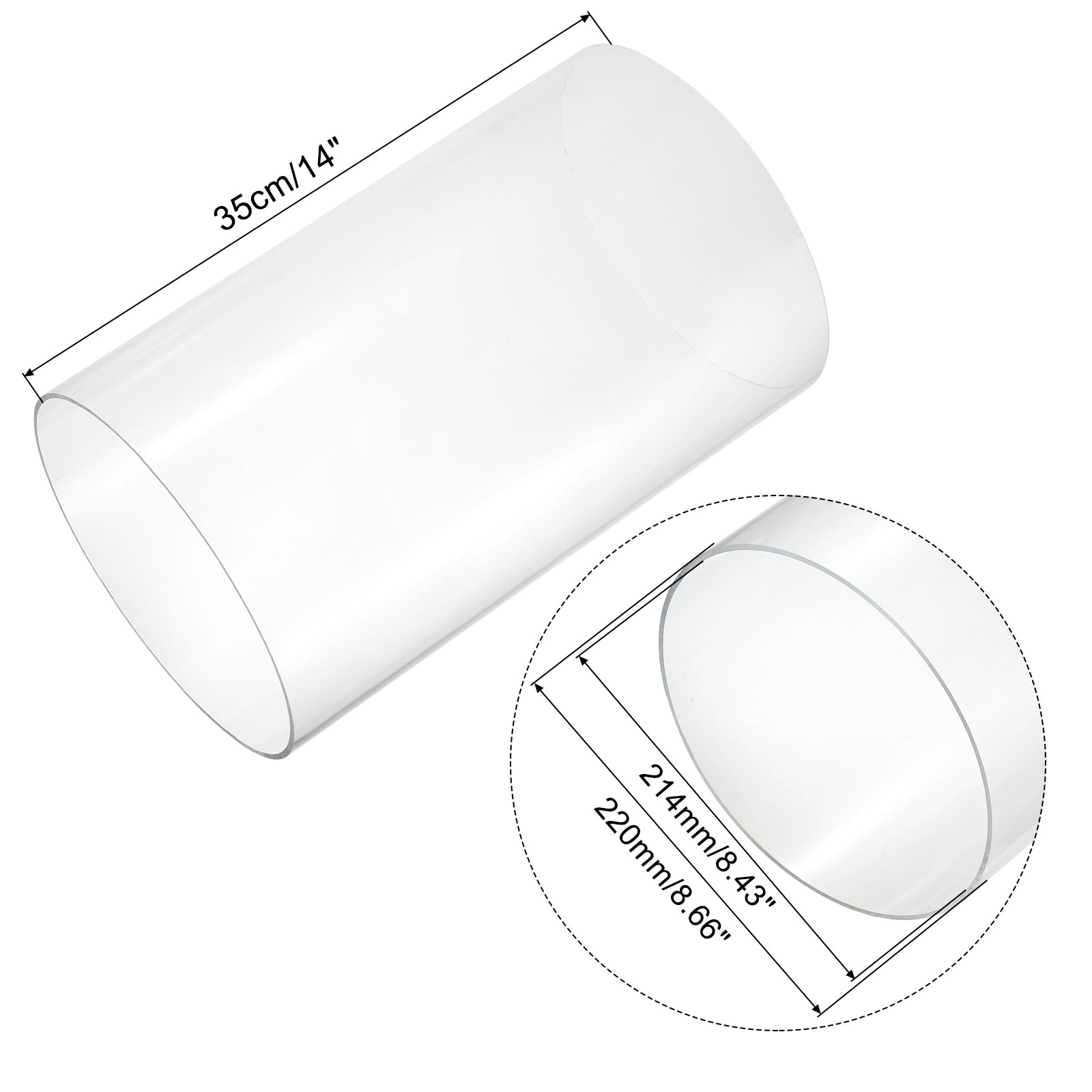 350mm Transparant Acryl Aquari - Aquarium Fish Lamp recensie en prijs