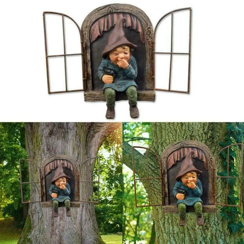 Ondeugende Tuin Standbeeld Elf - Aquarium Decoration Rock recensie en prijs