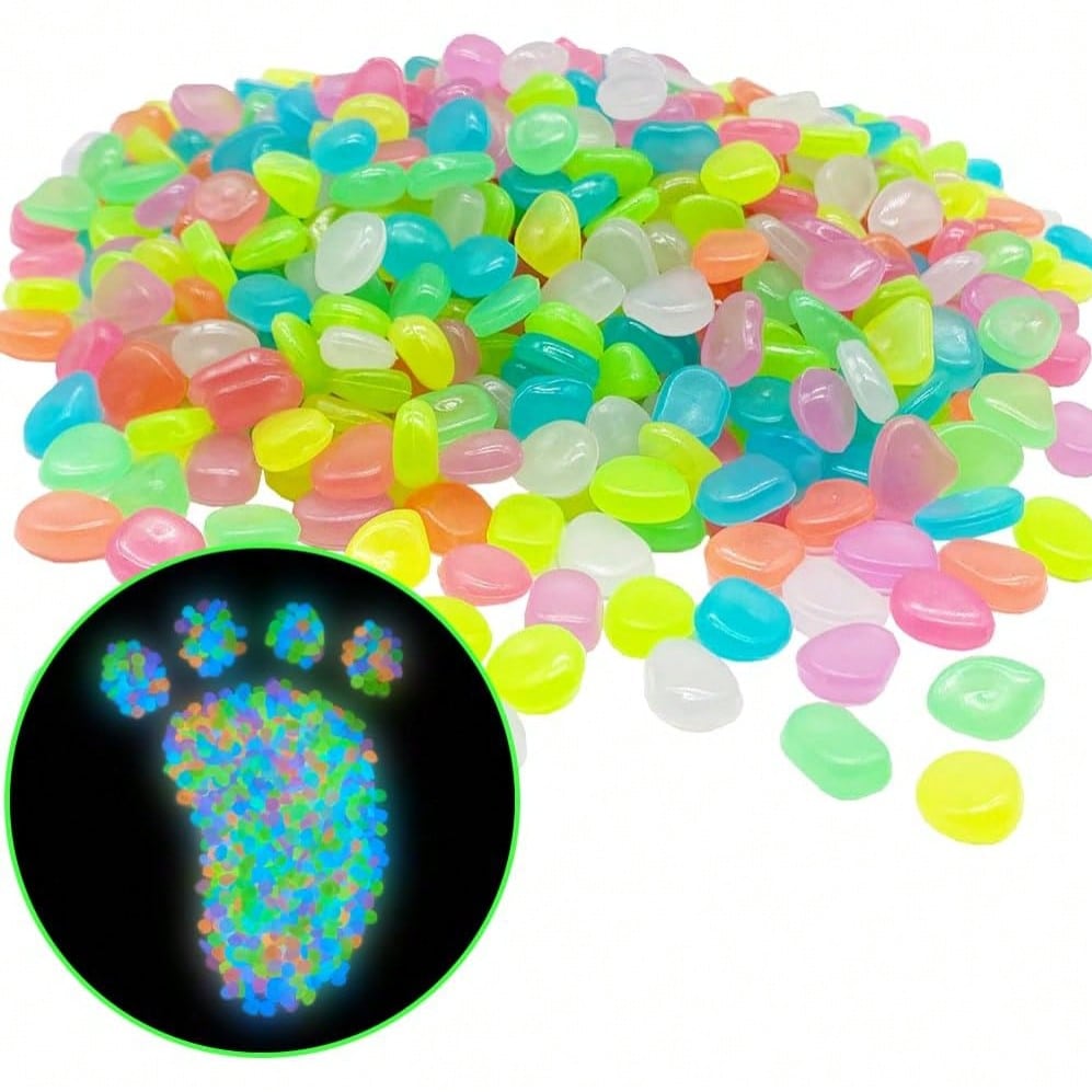 500 stuks meerkleurige gloeien - Aquarium Decoration Rock recensie en prijs