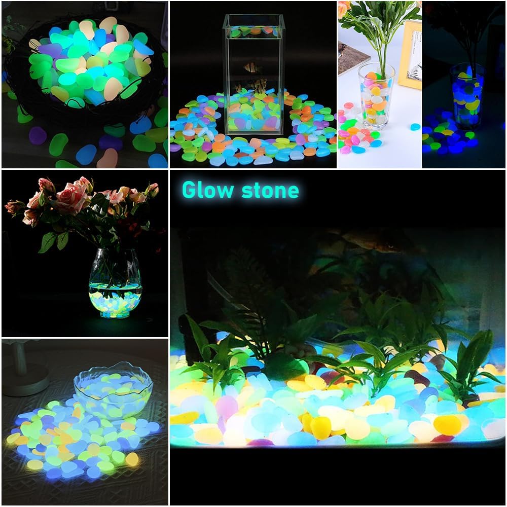 500 stuks meerkleurige gloeien - Aquarium Decoration Rock recensie en prijs