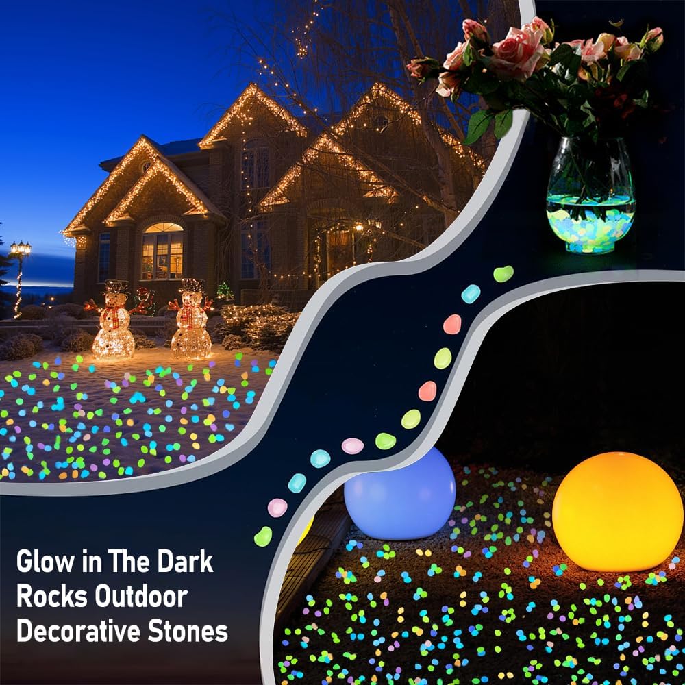 500 stuks meerkleurige gloeien - Aquarium Decoration Rock recensie en prijs