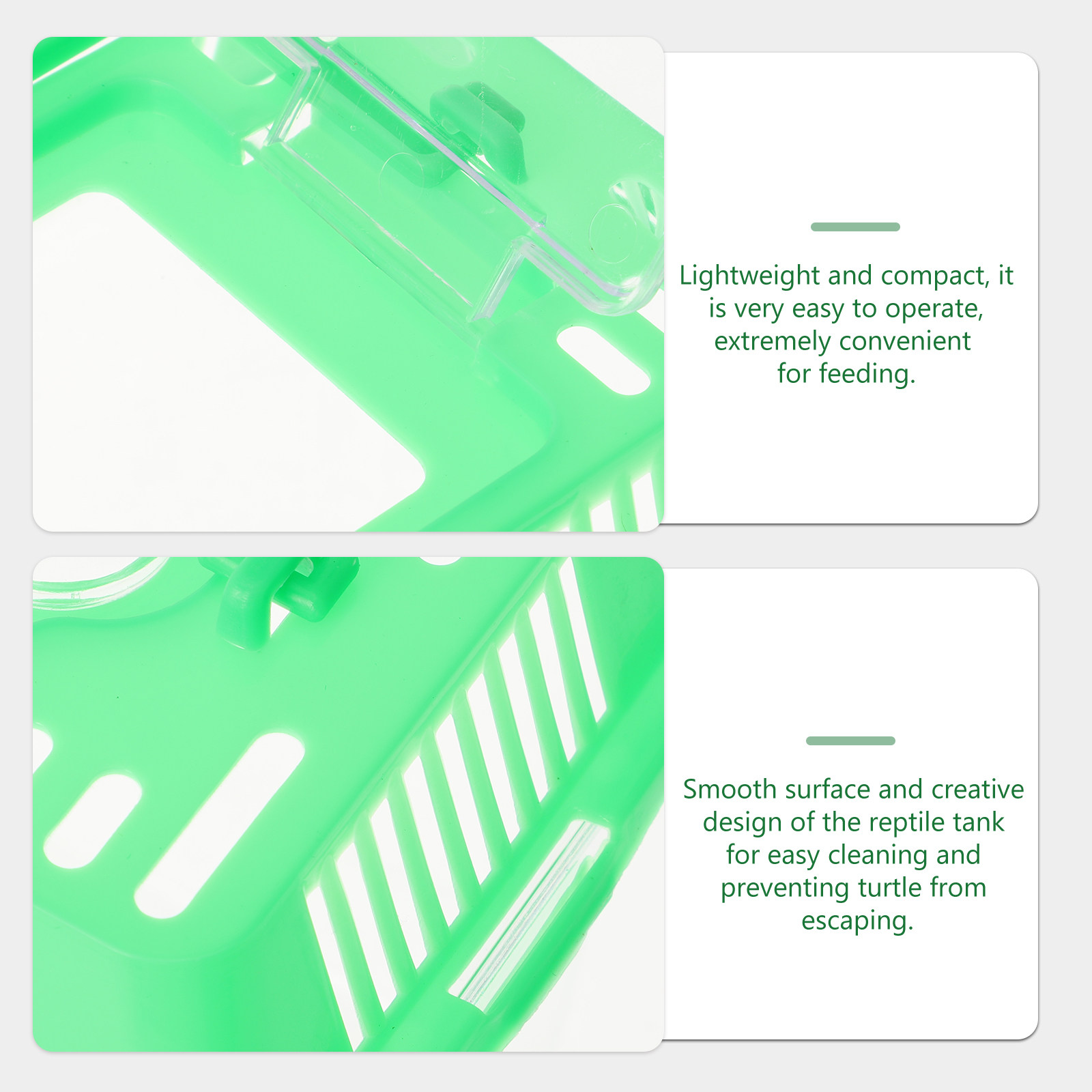 Handzame mini-visbak van plast - Aquarium Fish Green recensie en prijs