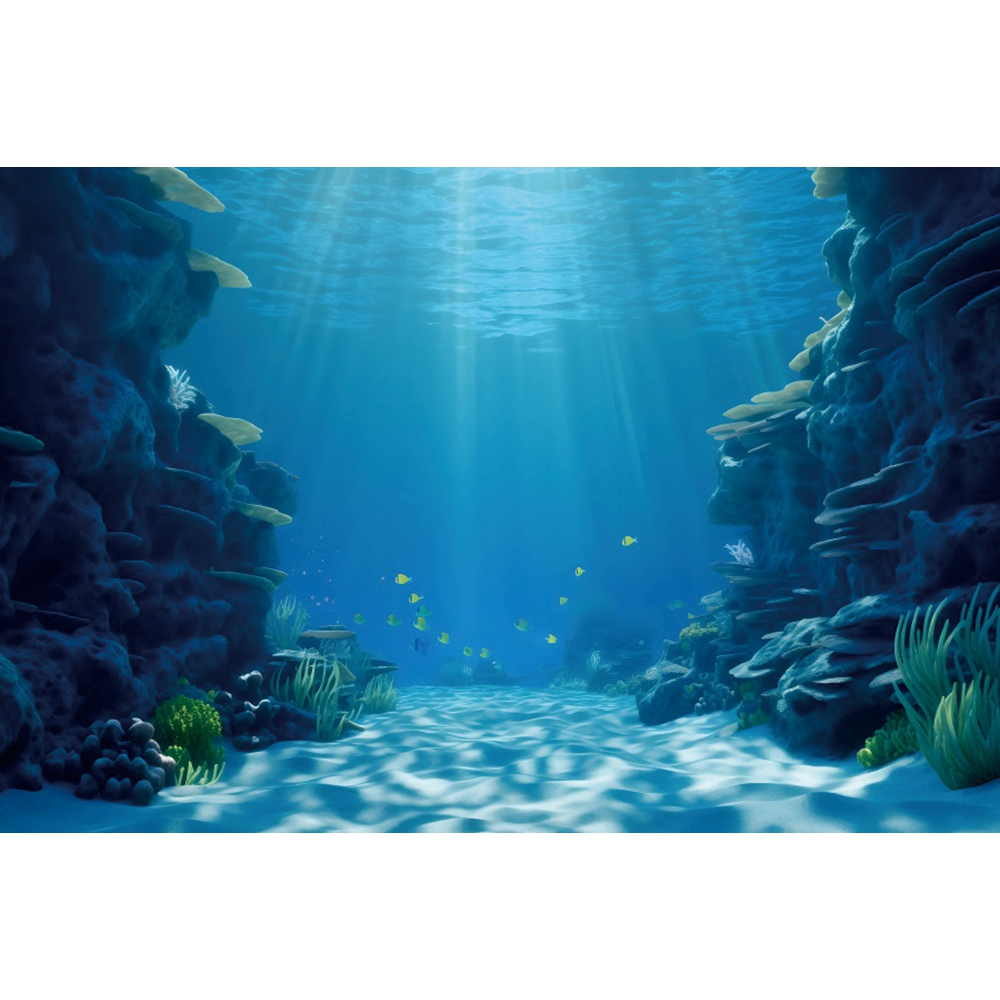 Onderwaterwereld Zeebodem Foto - Aquarium Fish World recensie en prijs