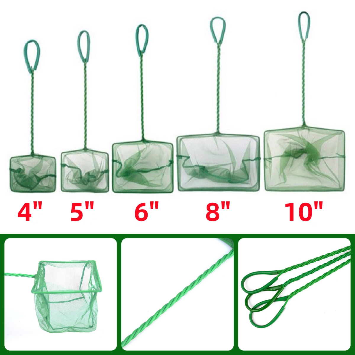 3 ~ 10 Inch Draagbare Nylon Gr - Aquarium Fish Green recensie en prijs