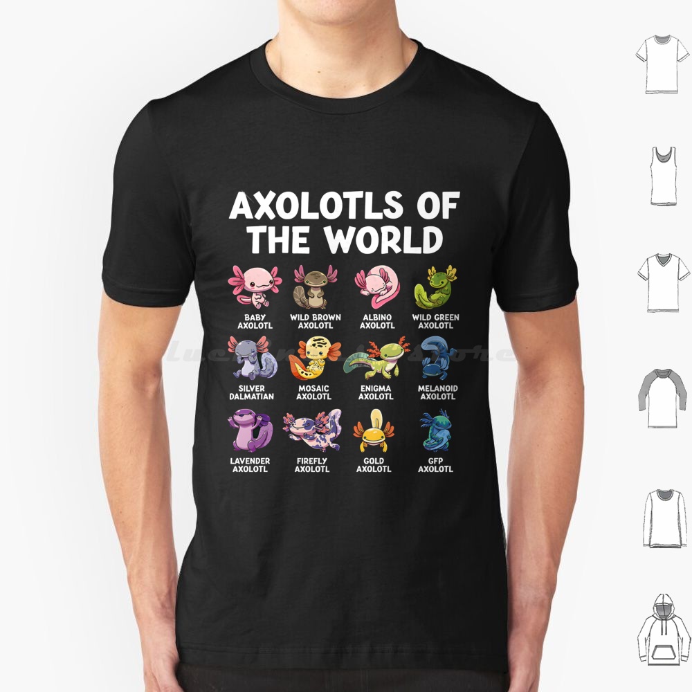 Wereld Axolotls T-shirt 6xl Ka - Aquarium Fish World recensie en prijs